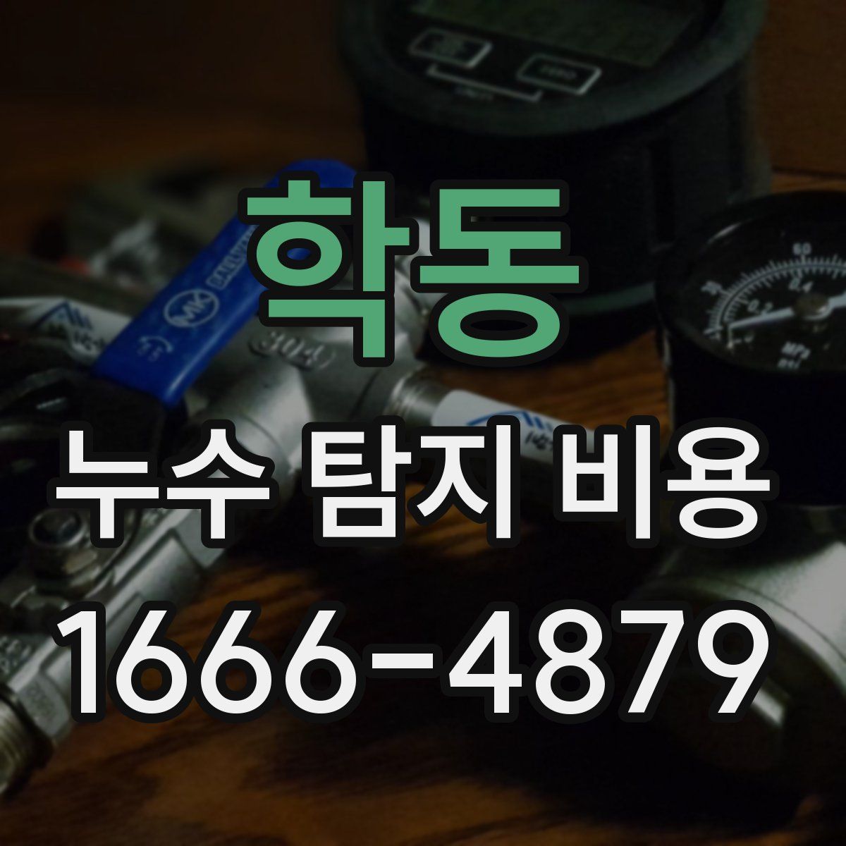 학동 누수 탐지 비용