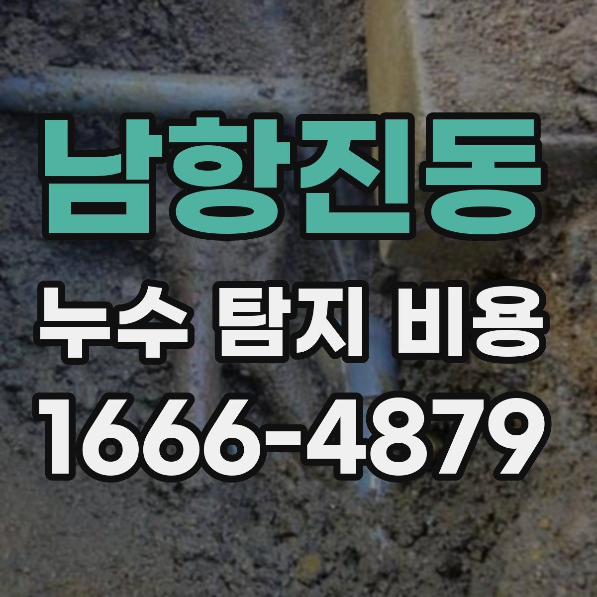 남항진동 누수 탐지 비용