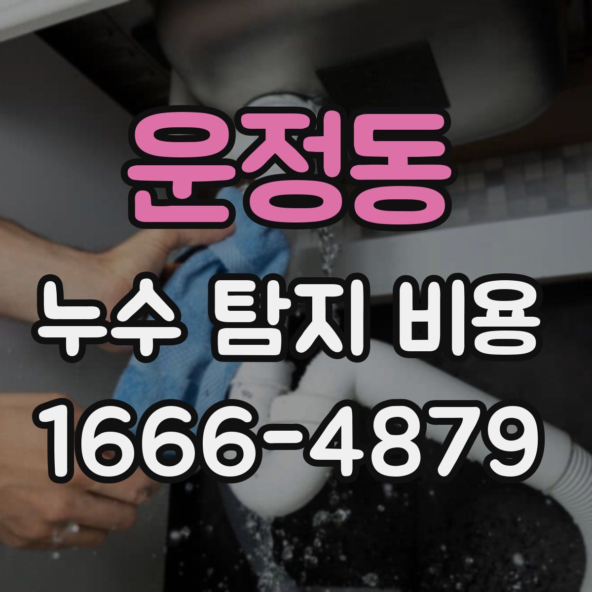 운정동 누수 탐지 비용