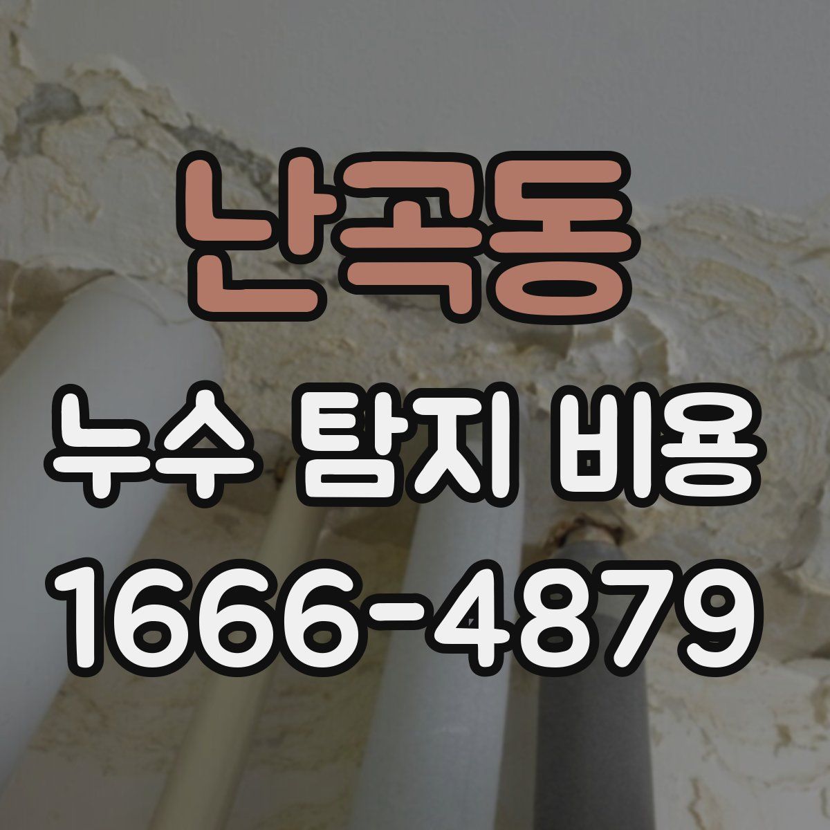 난곡동 누수 탐지 비용