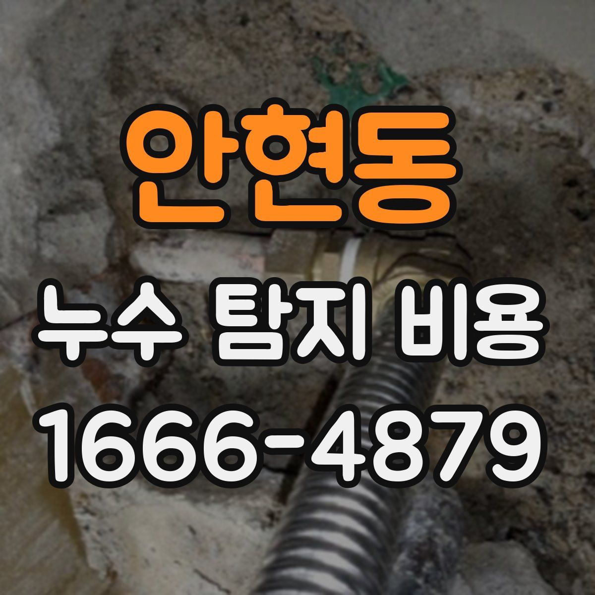 안현동 누수 탐지 비용