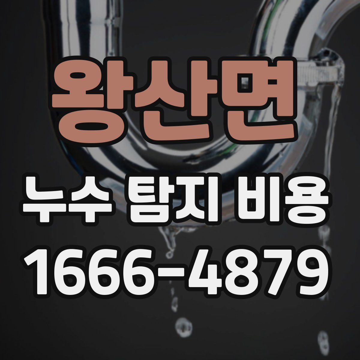 왕산면 누수 탐지 비용