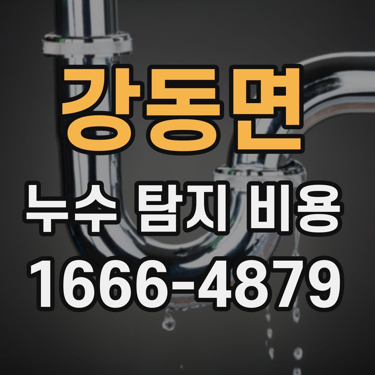 강동면 누수 탐지 비용
