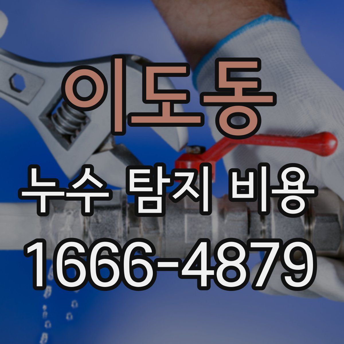 이도동 누수 탐지 비용