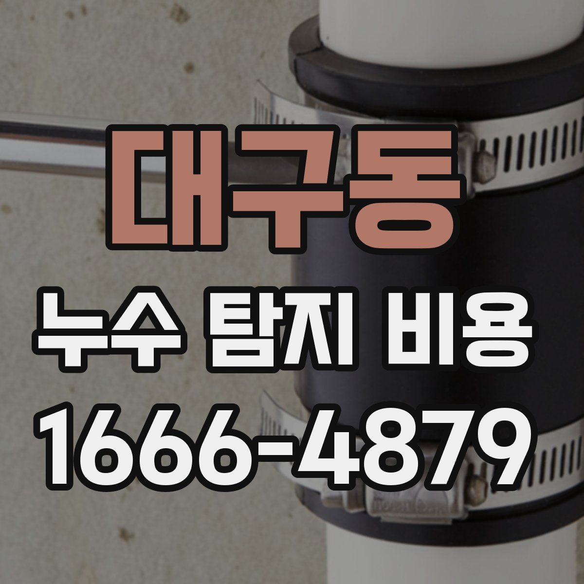 대구동 누수 탐지 비용