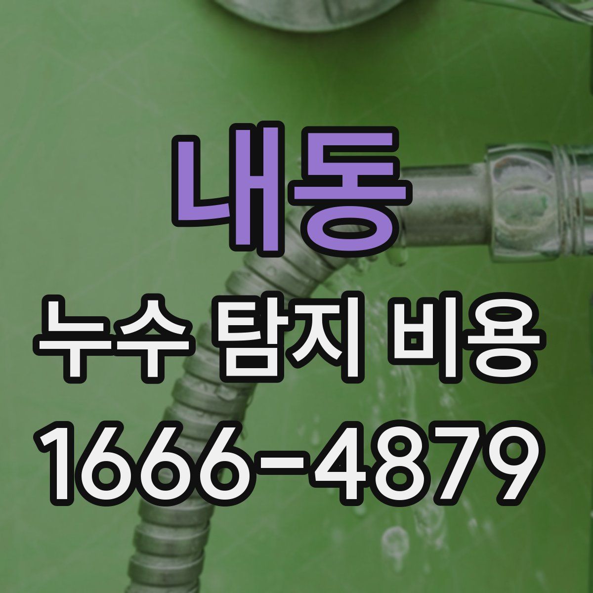 내동 누수 탐지 비용