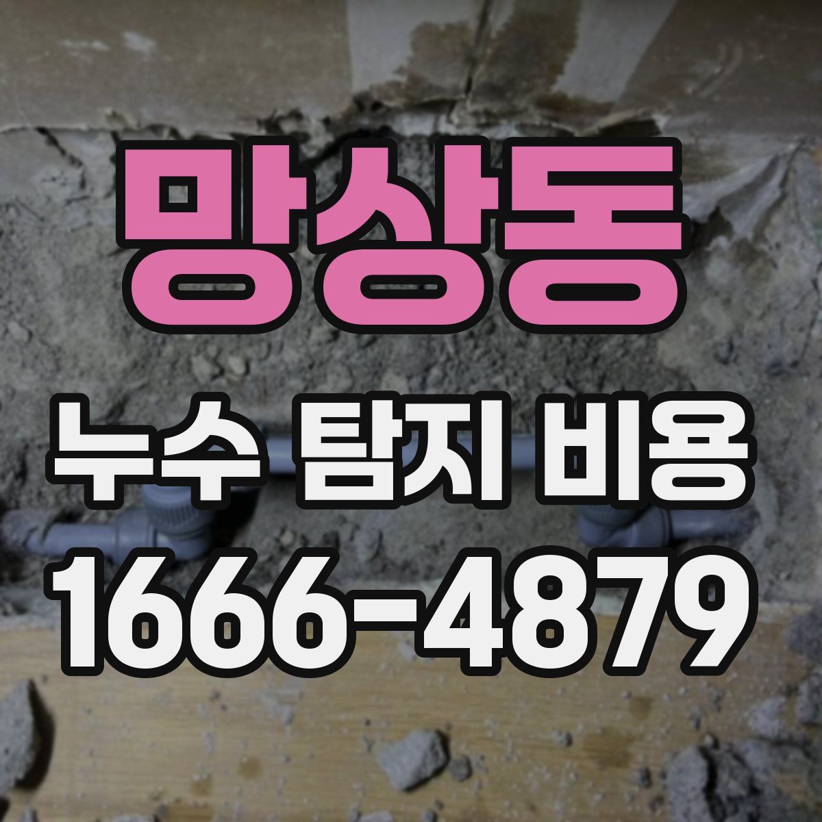 망상동 누수 탐지 비용