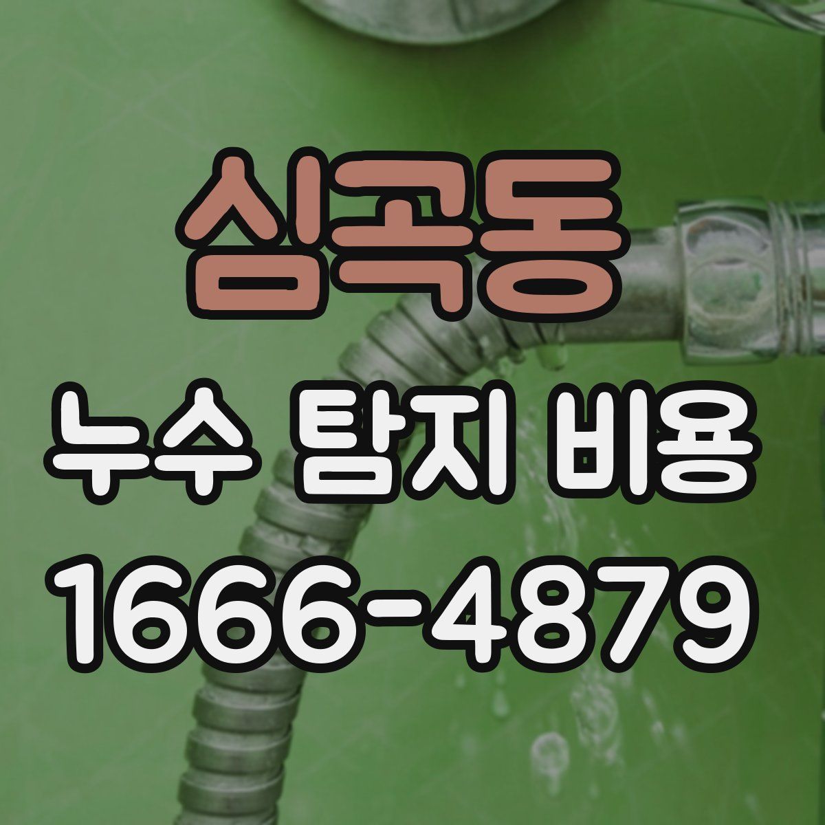 심곡동 누수 탐지 비용