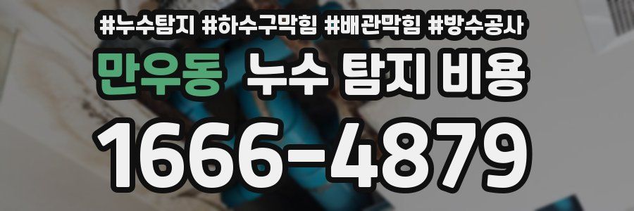 만우동 누수 탐지 비용