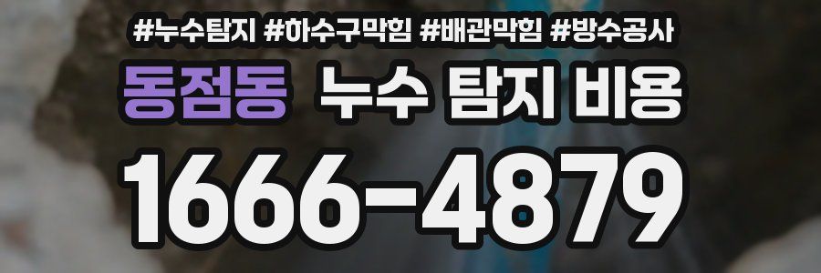 동점동 누수 탐지 비용