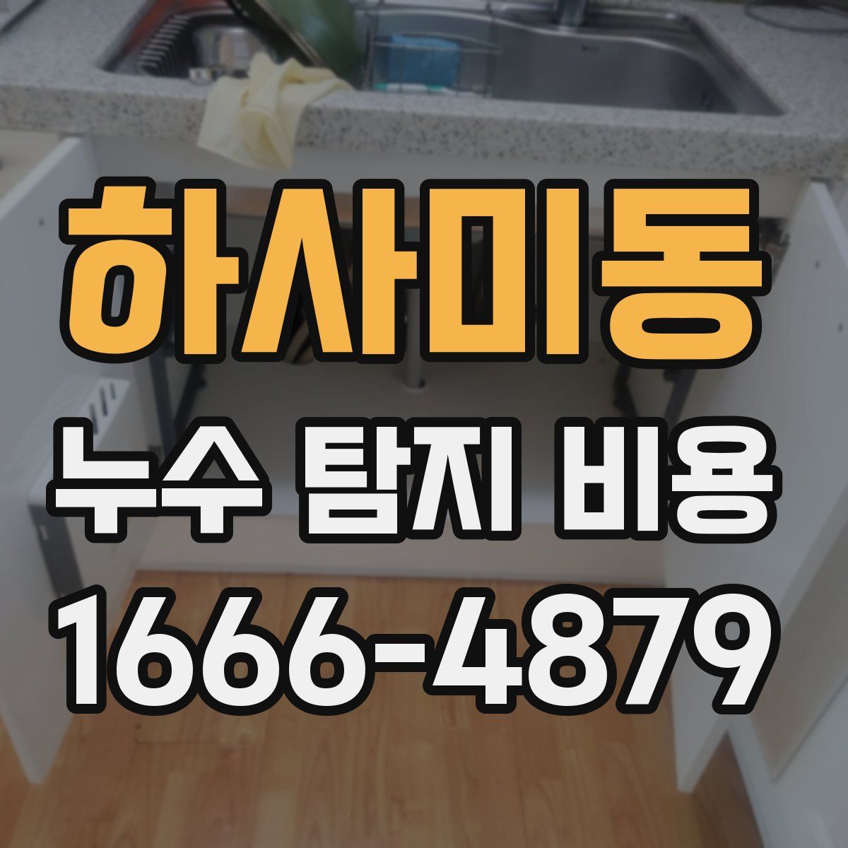 하사미동 누수 탐지 비용