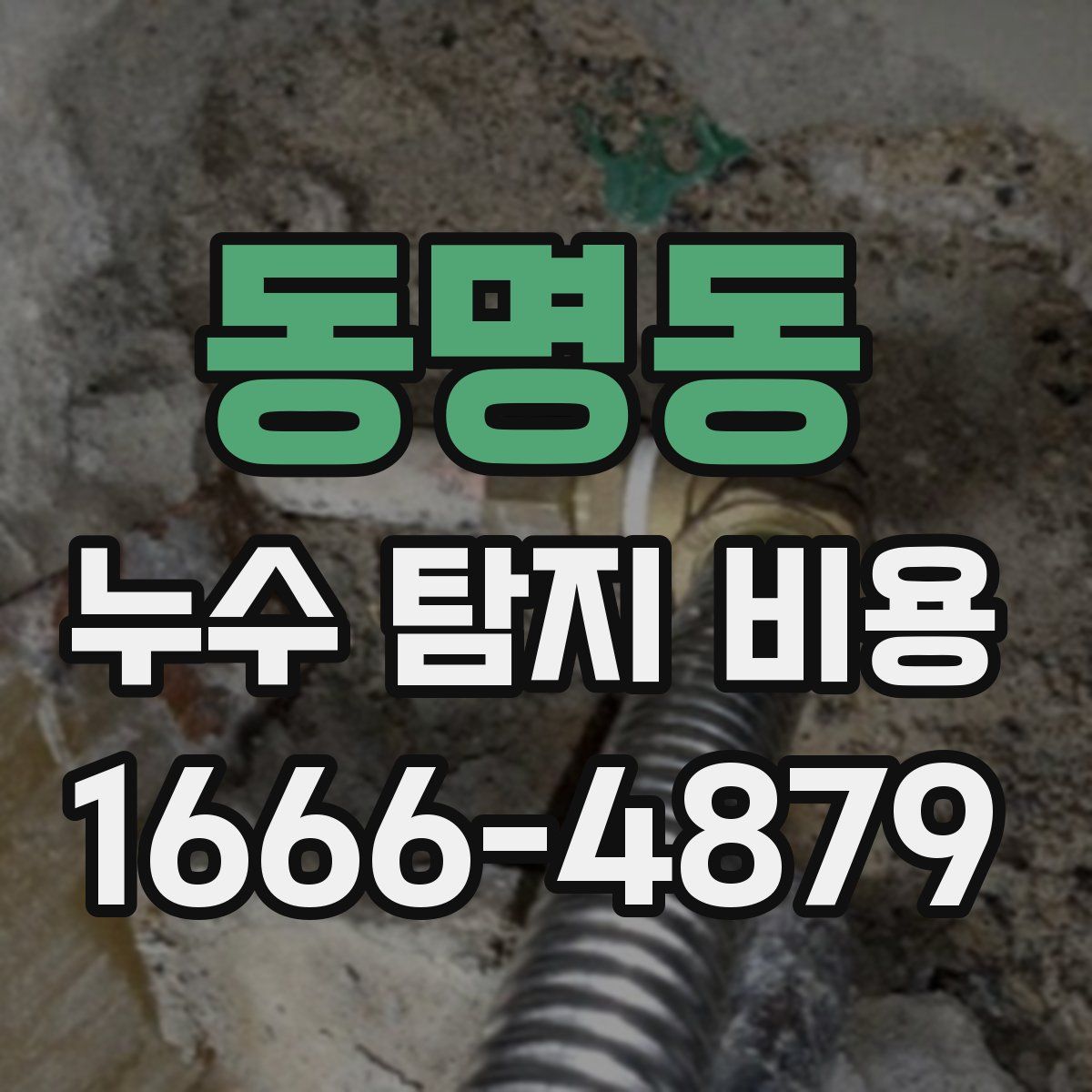 동명동 누수 탐지 비용