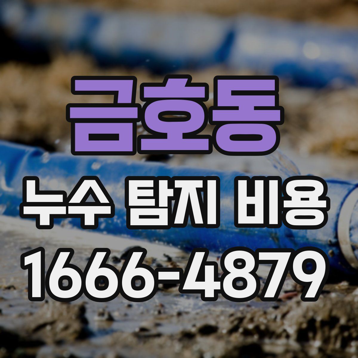금호동 누수 탐지 비용