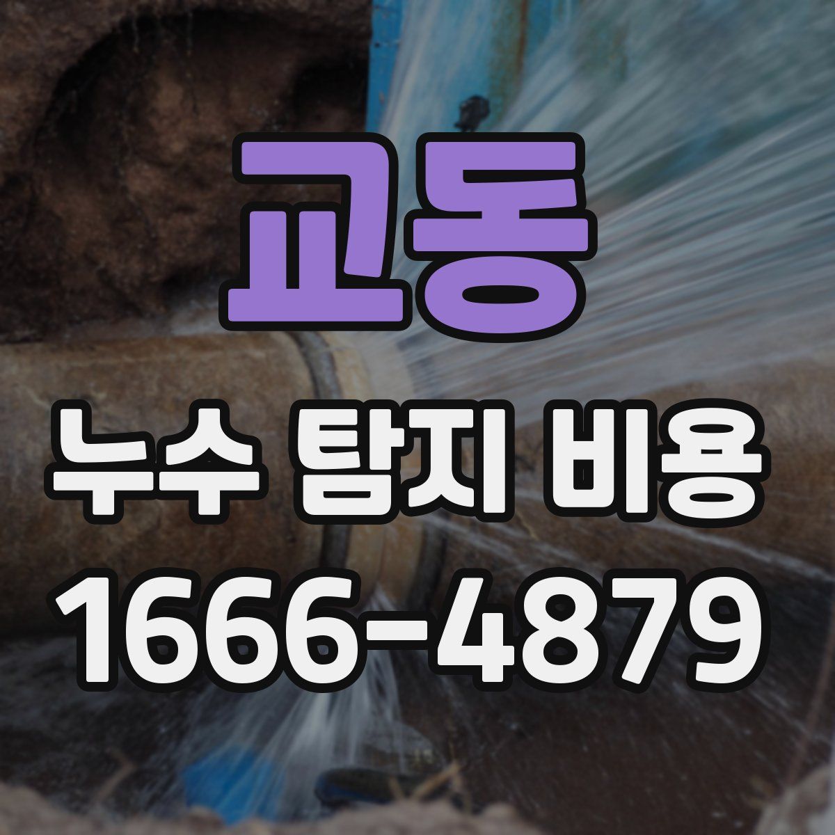 교동 누수 탐지 비용