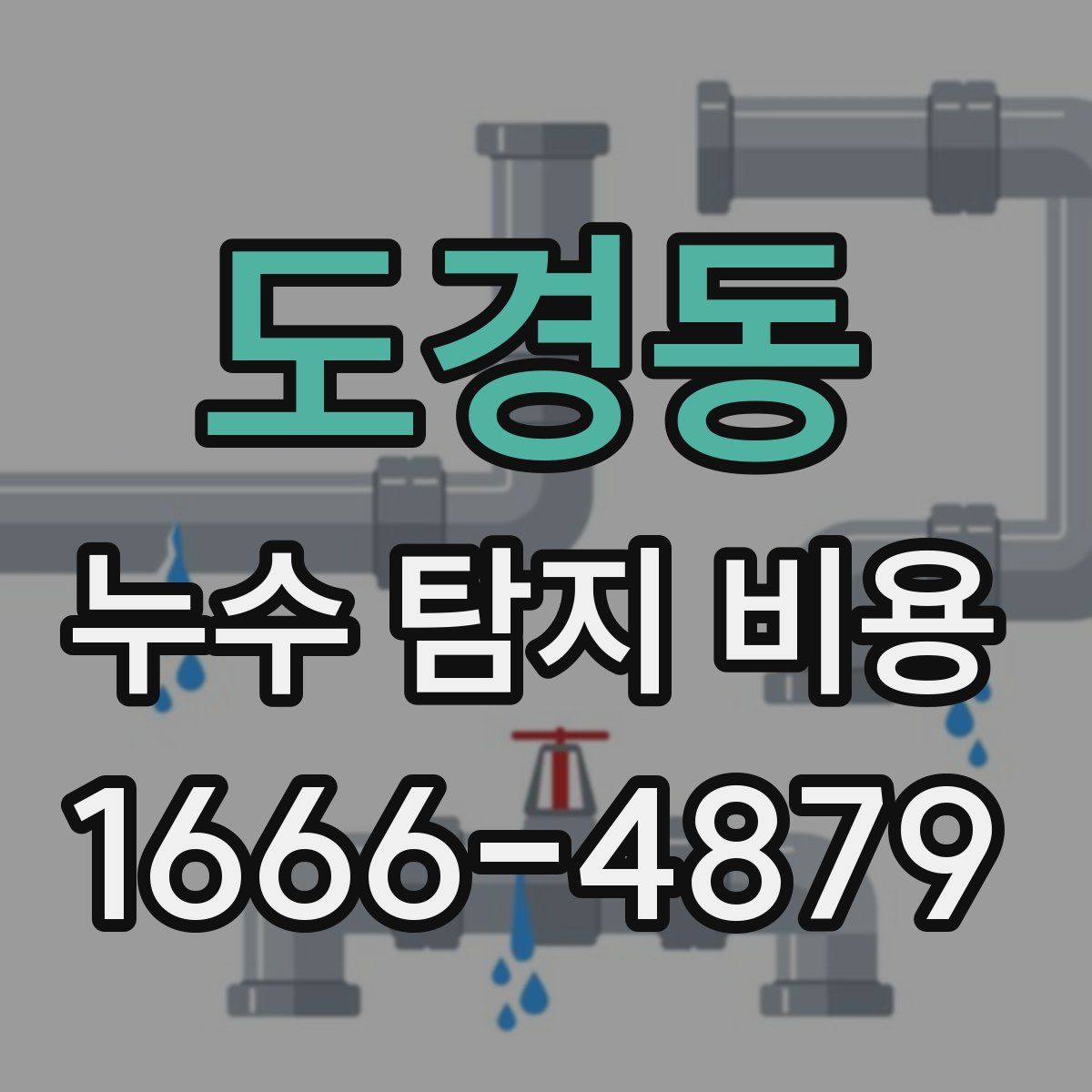 도경동 누수 탐지 비용