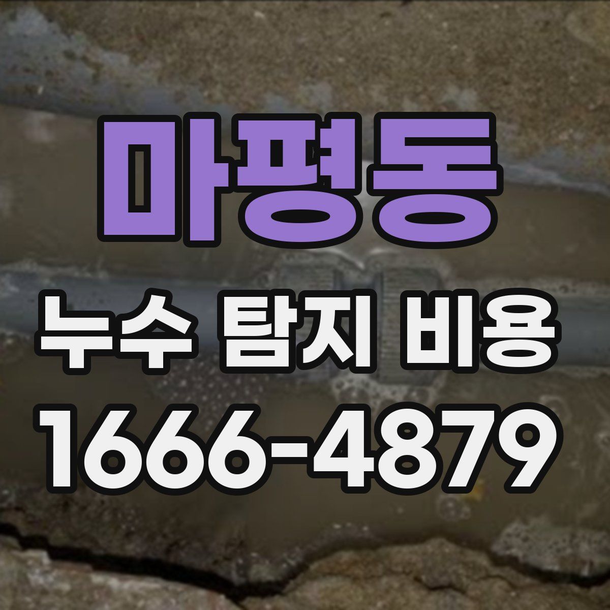 마평동 누수 탐지 비용