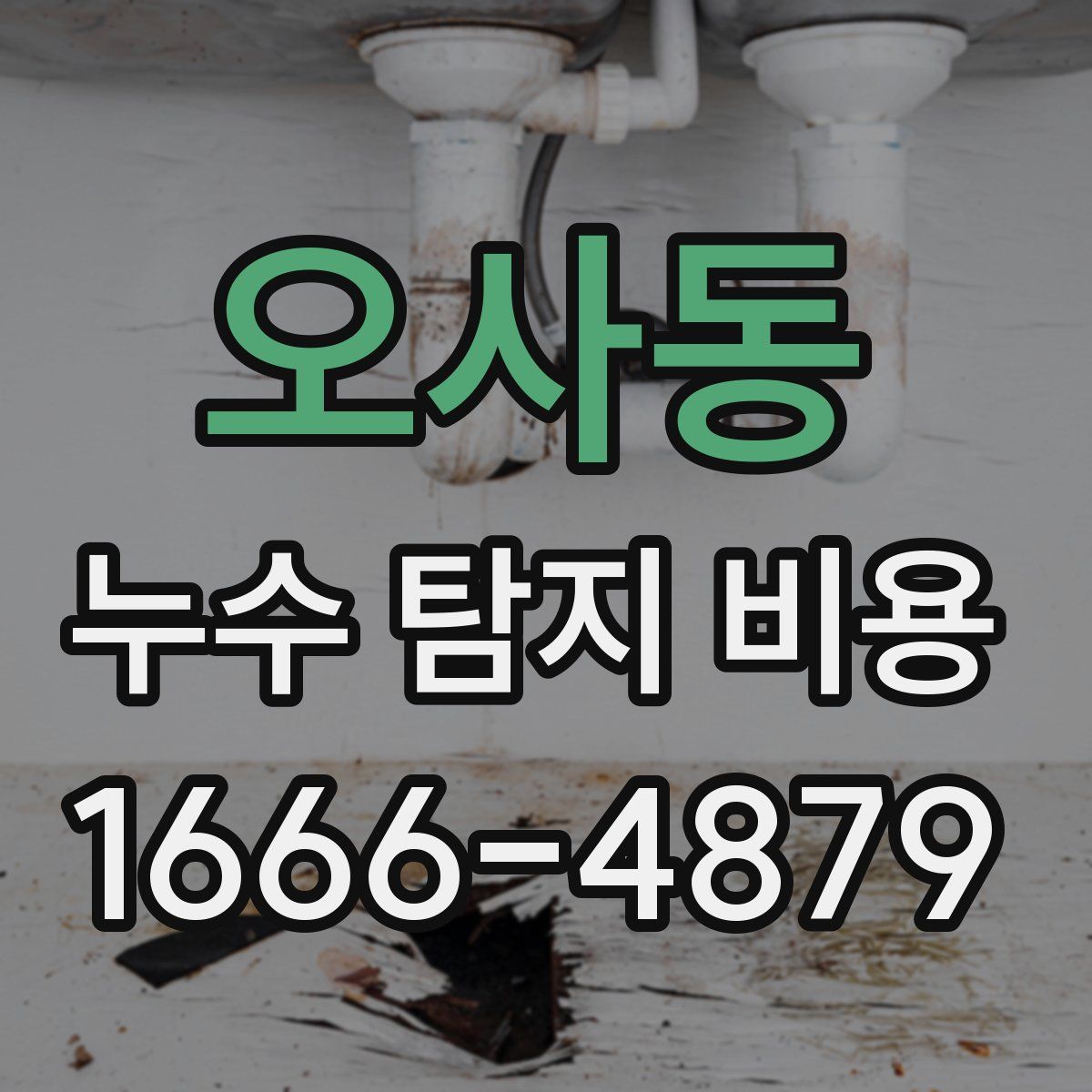 오사동 누수 탐지 비용