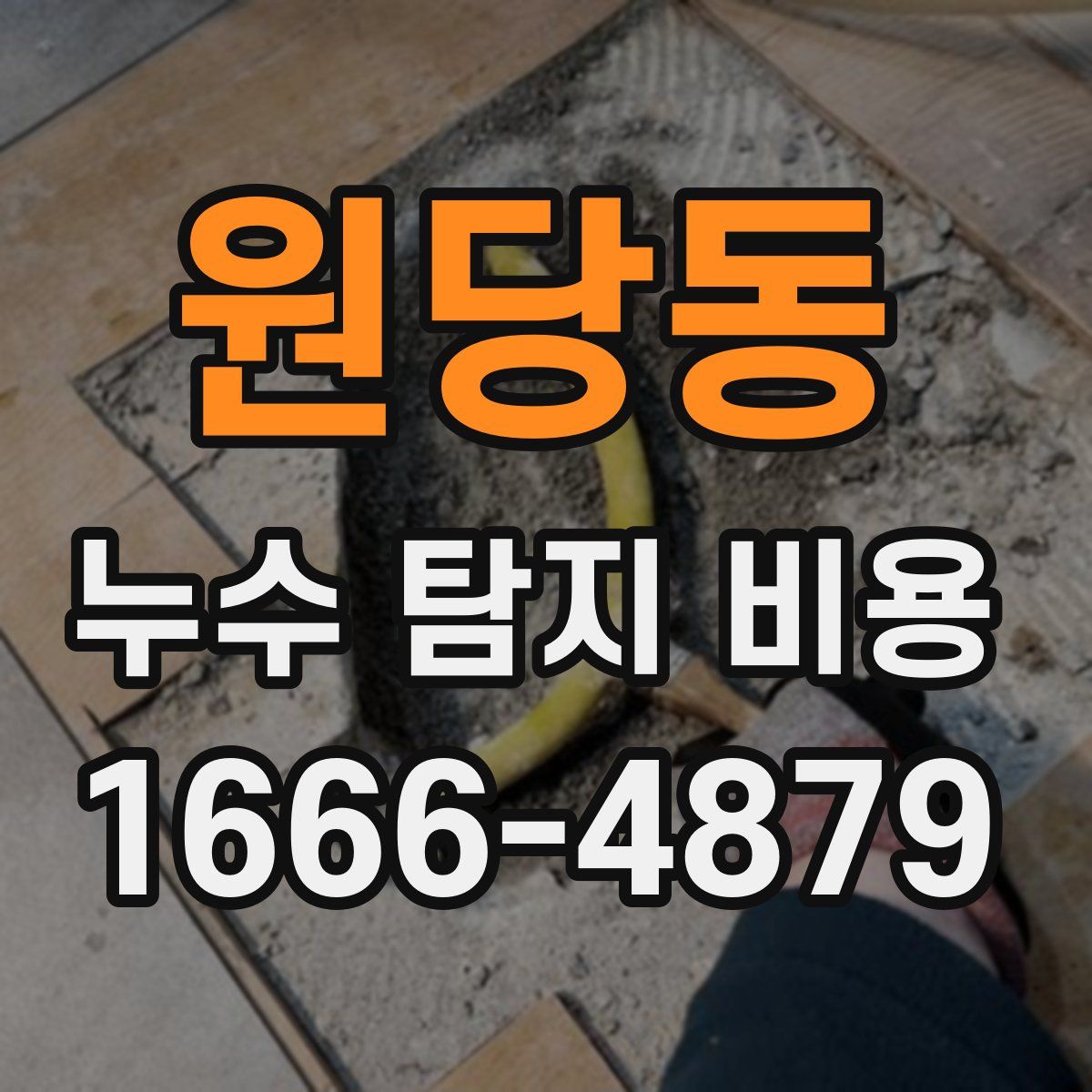 원당동 누수 탐지 비용