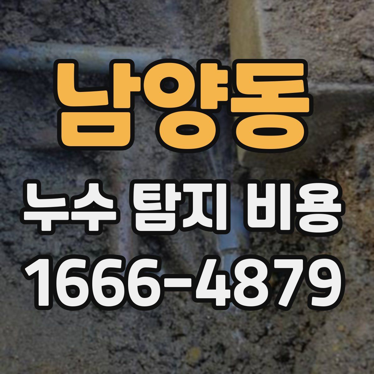 남양동 누수 탐지 비용