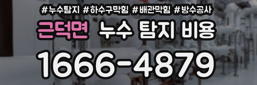 근덕면 누수 탐지 비용
