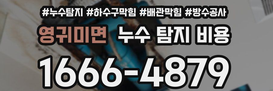 영귀미면 누수 탐지 비용