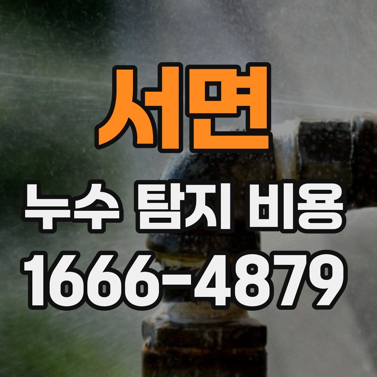 서면 누수 탐지 비용