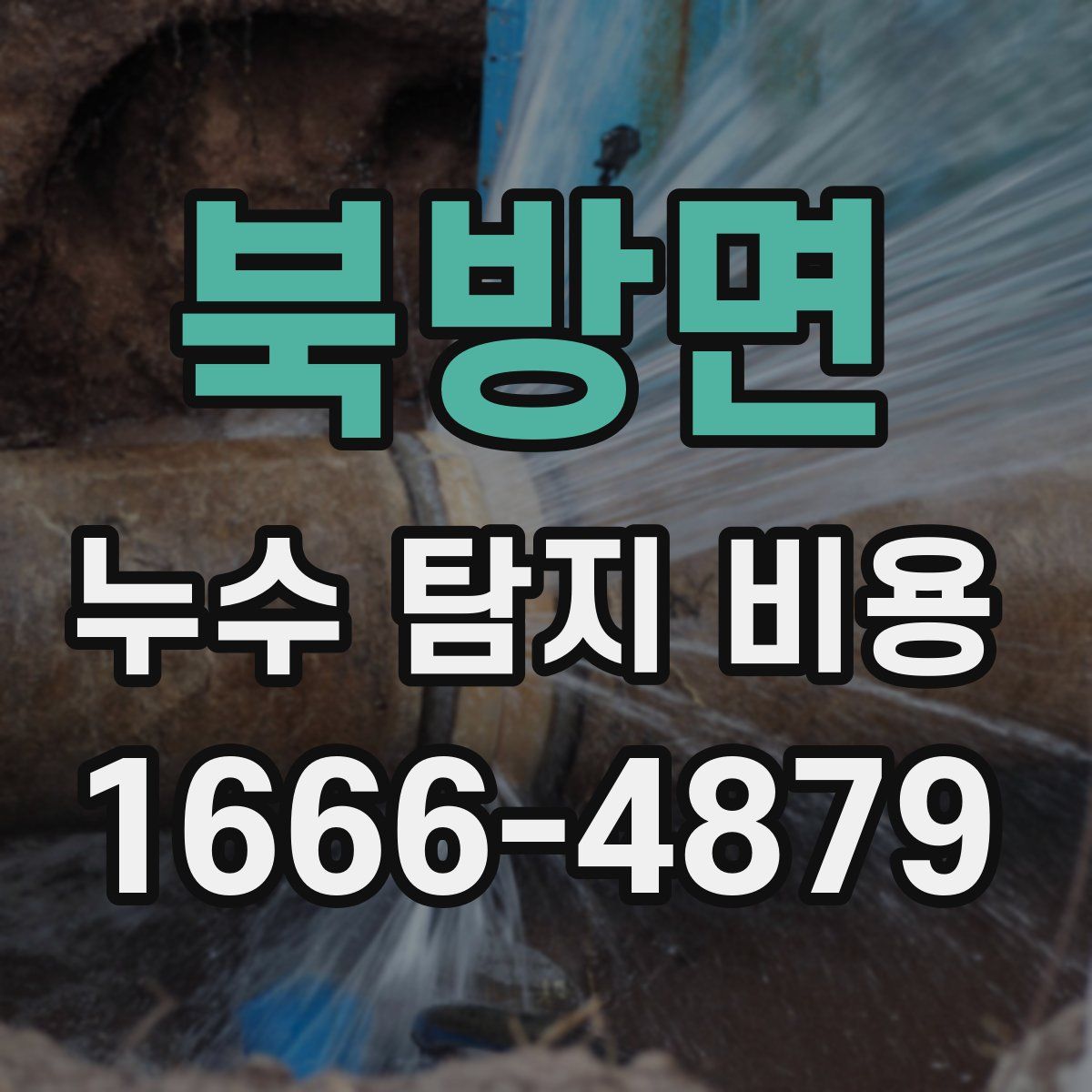 북방면 누수 탐지 비용