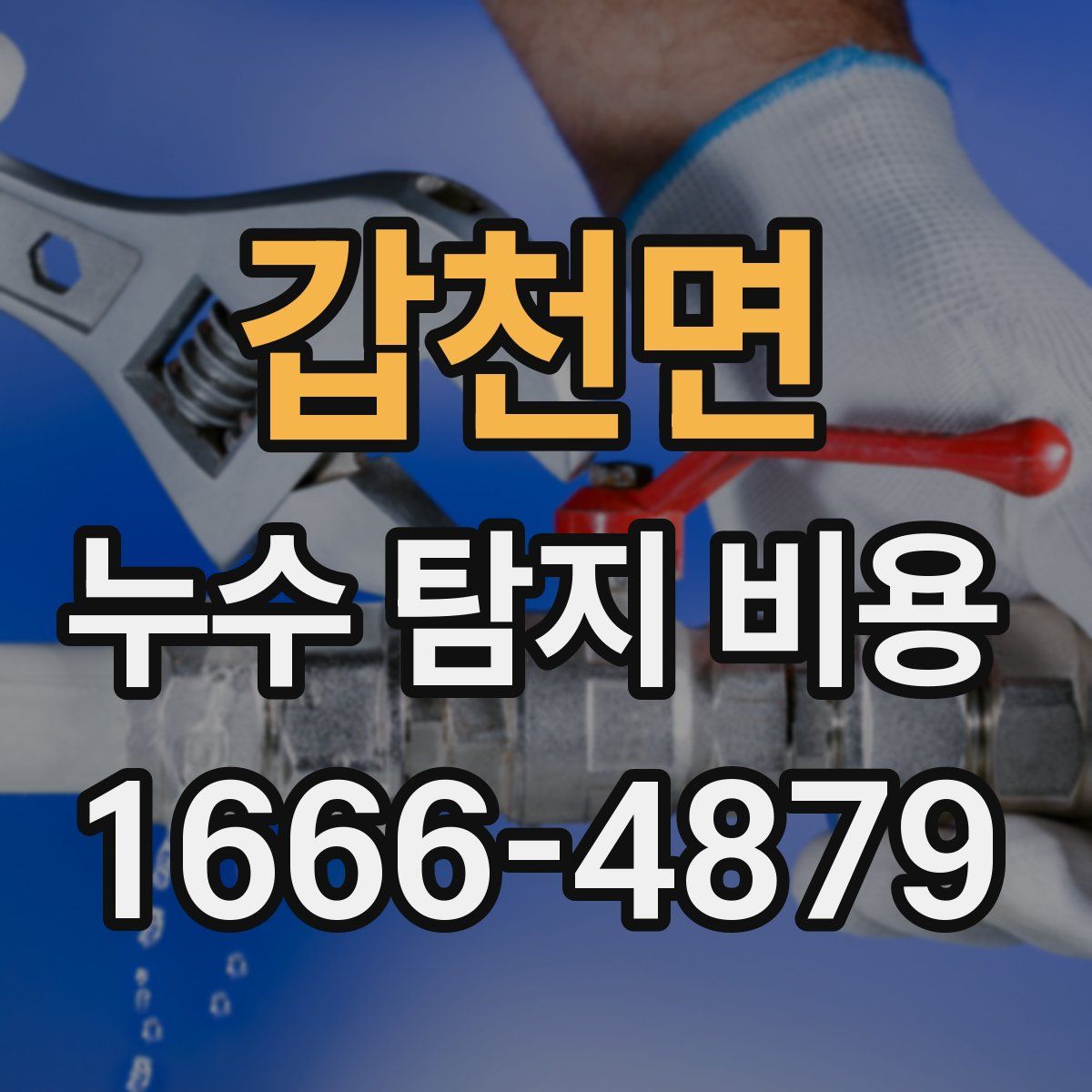 갑천면 누수 탐지 비용