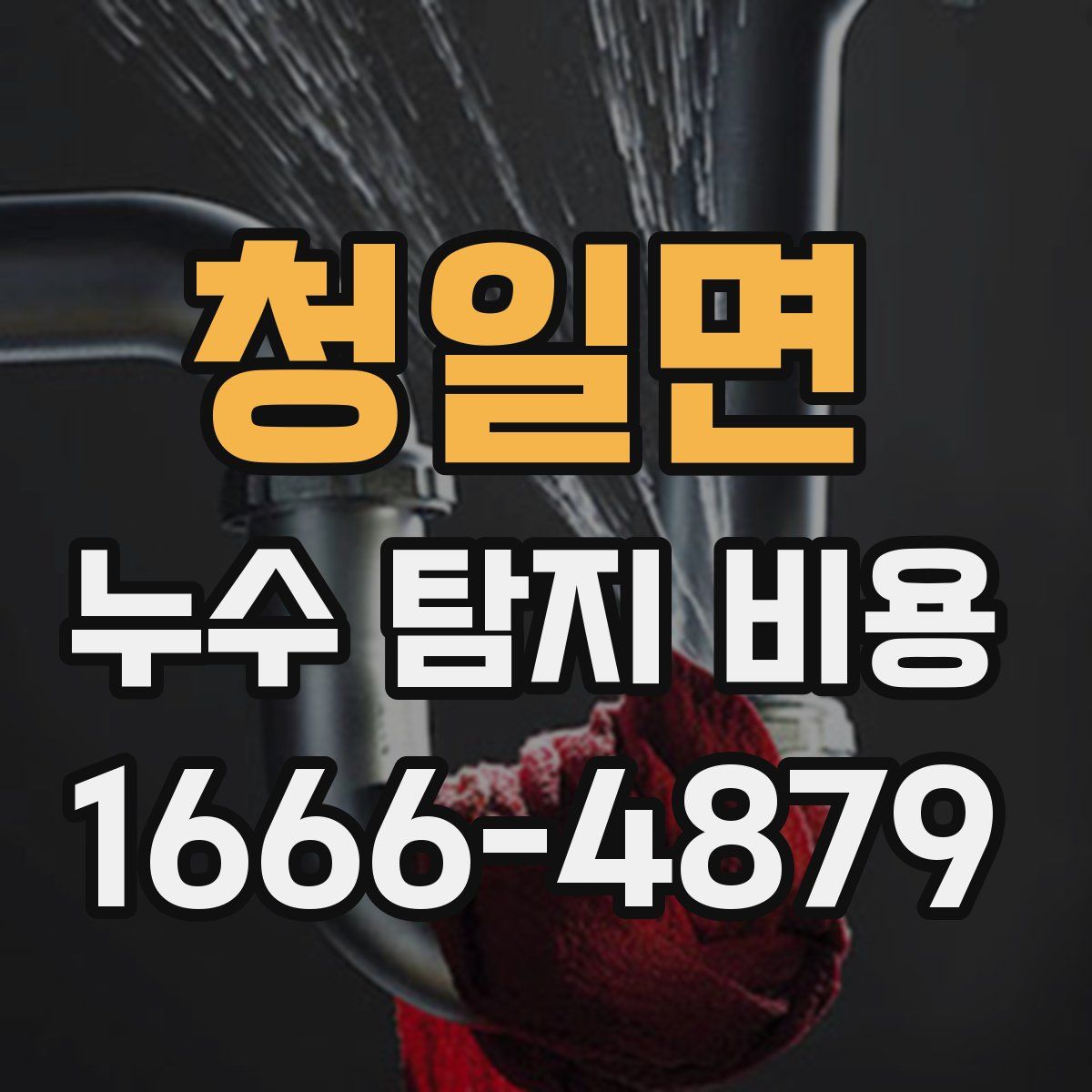 청일면 누수 탐지 비용