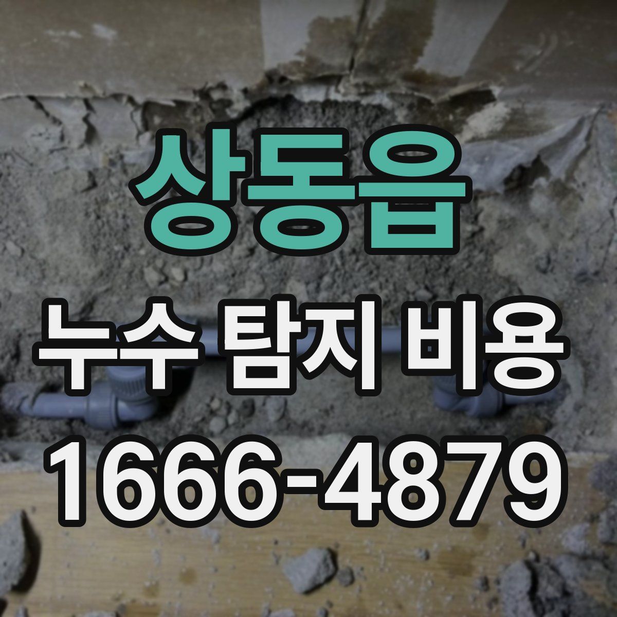 상동읍 누수 탐지 비용