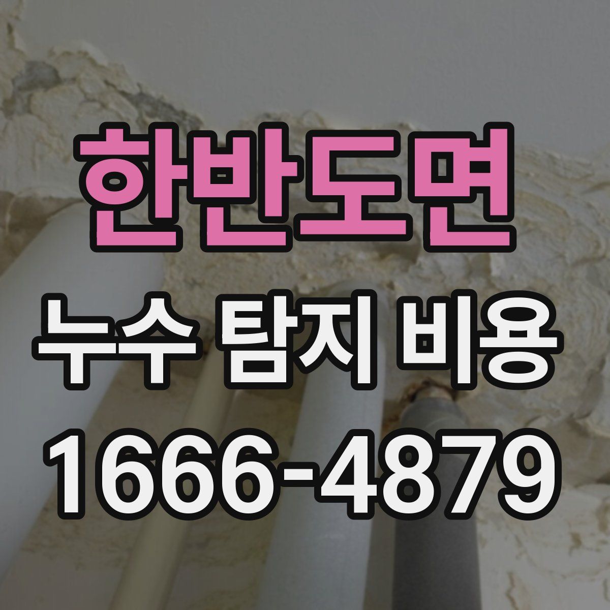 한반도면 누수 탐지 비용