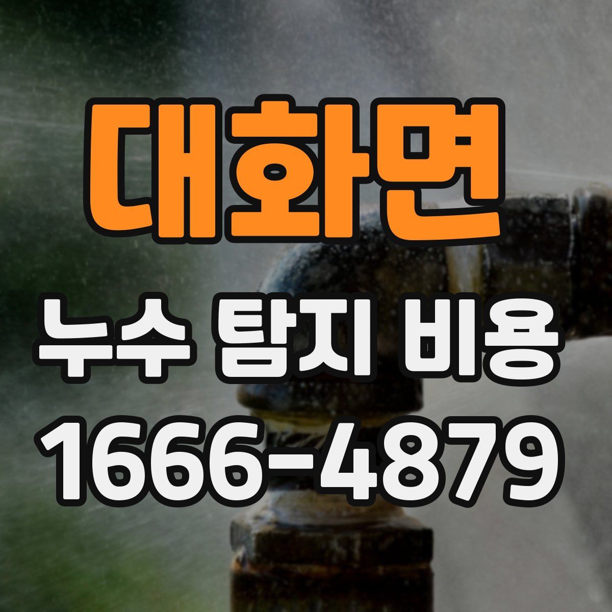대화면 누수 탐지 비용