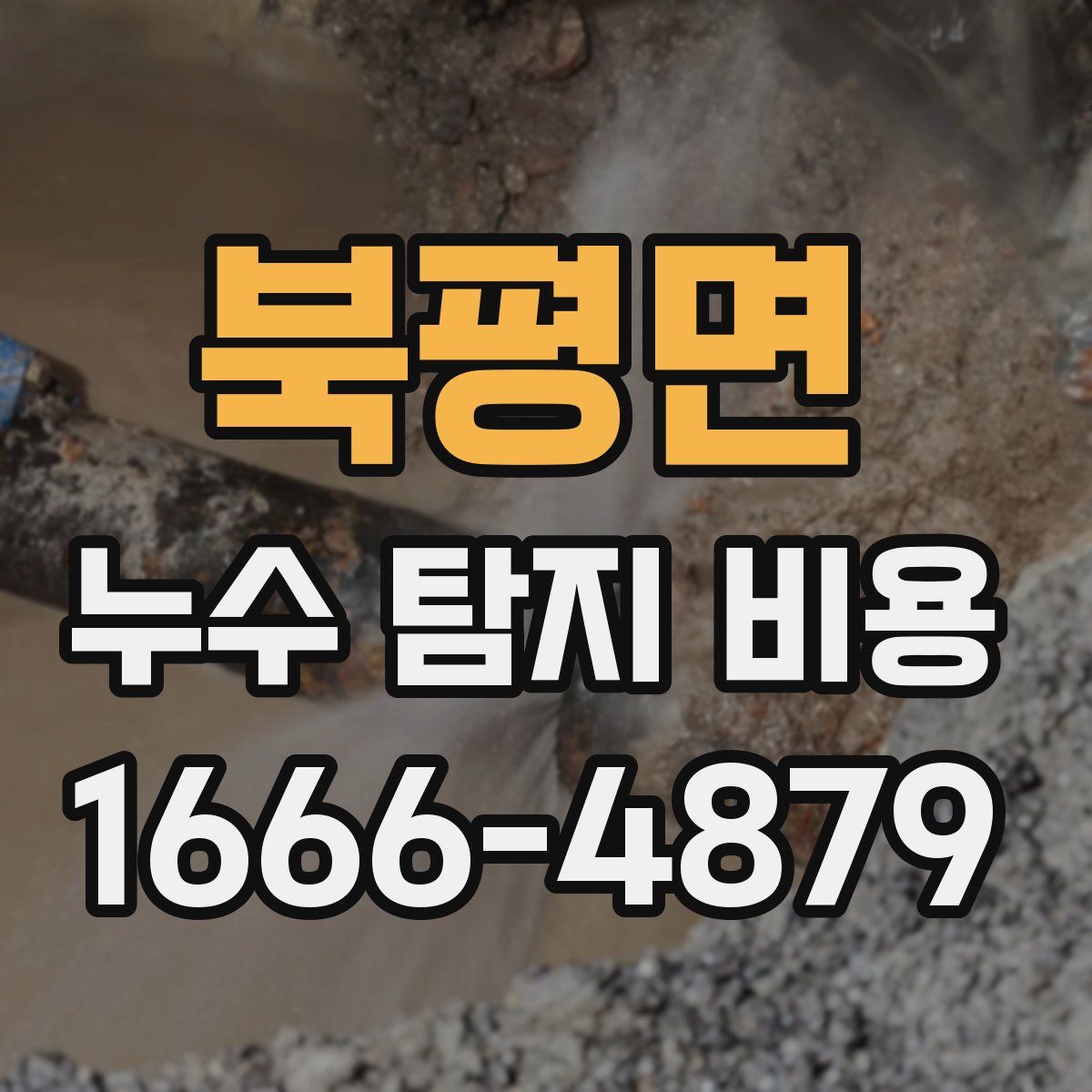 북평면 누수 탐지 비용