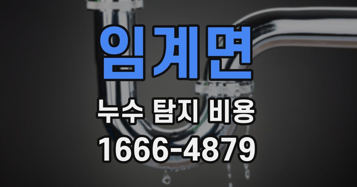 임계면 누수 탐지 비용