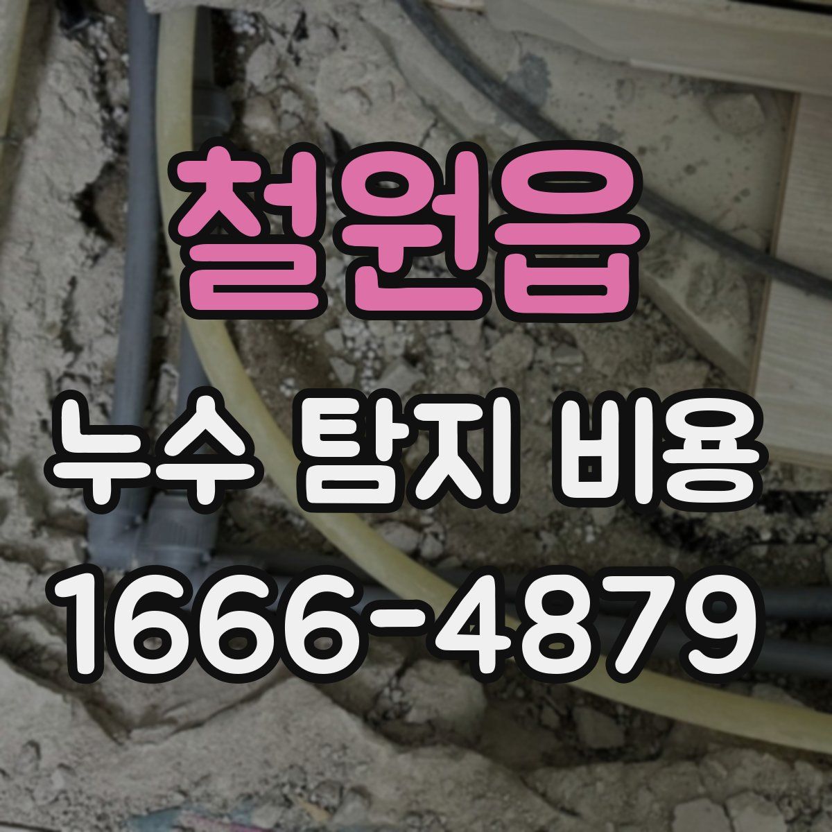 철원읍 누수 탐지 비용