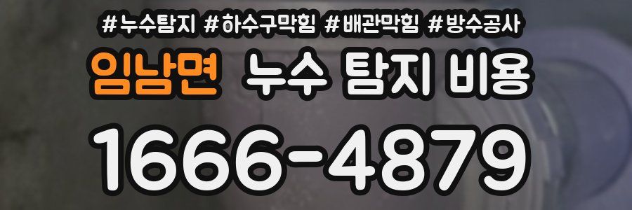 임남면 누수 탐지 비용