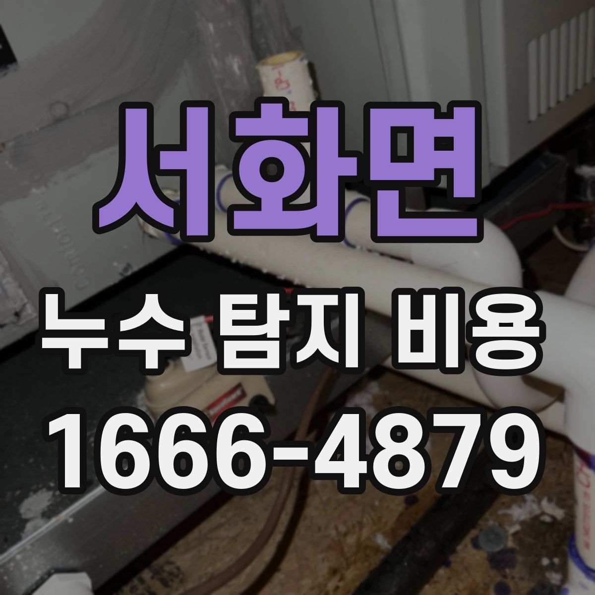 서화면 누수 탐지 비용