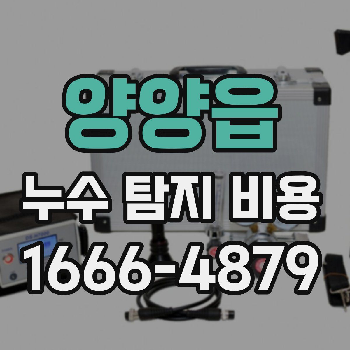 양양읍 누수 탐지 비용