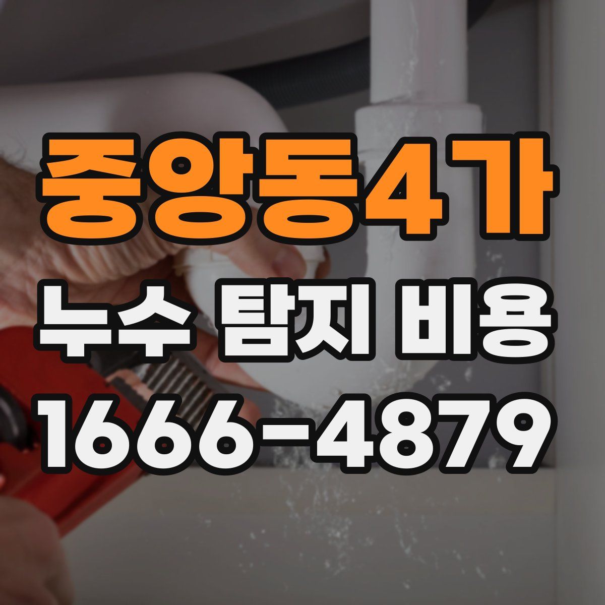 중앙동4가 누수 탐지 비용