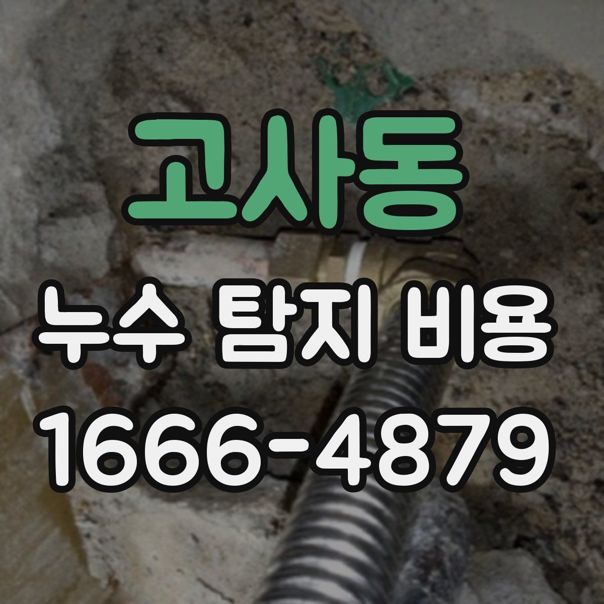 고사동 누수 탐지 비용