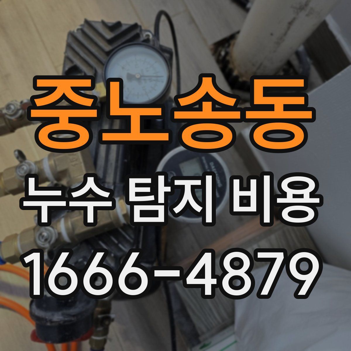 중노송동 누수 탐지 비용