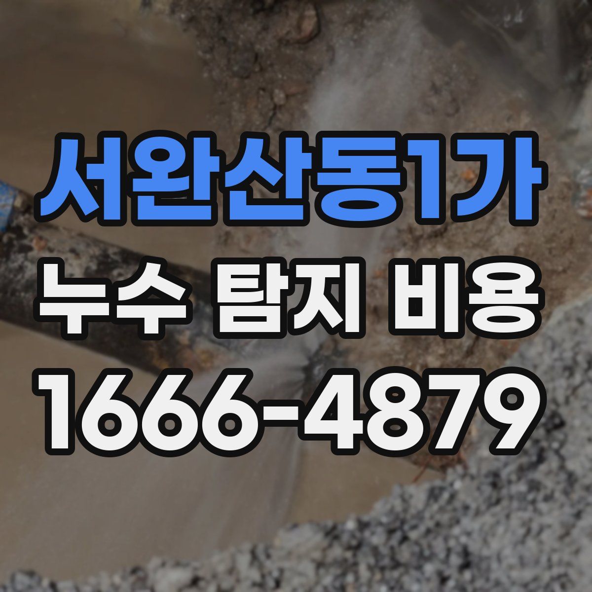 서완산동1가 누수 탐지 비용