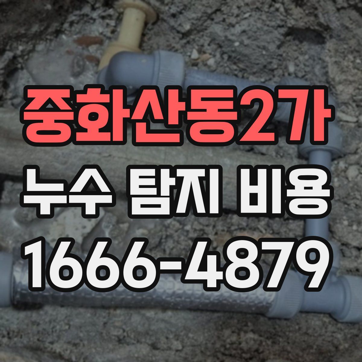 중화산동2가 누수 탐지 비용