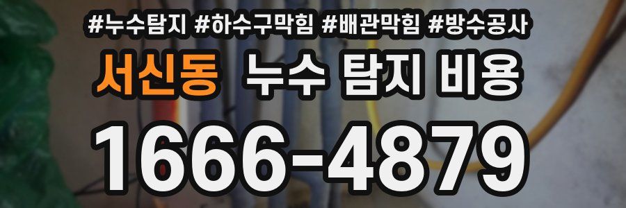 서신동 누수 탐지 비용