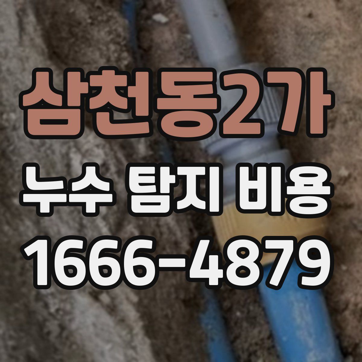 삼천동2가 누수 탐지 비용