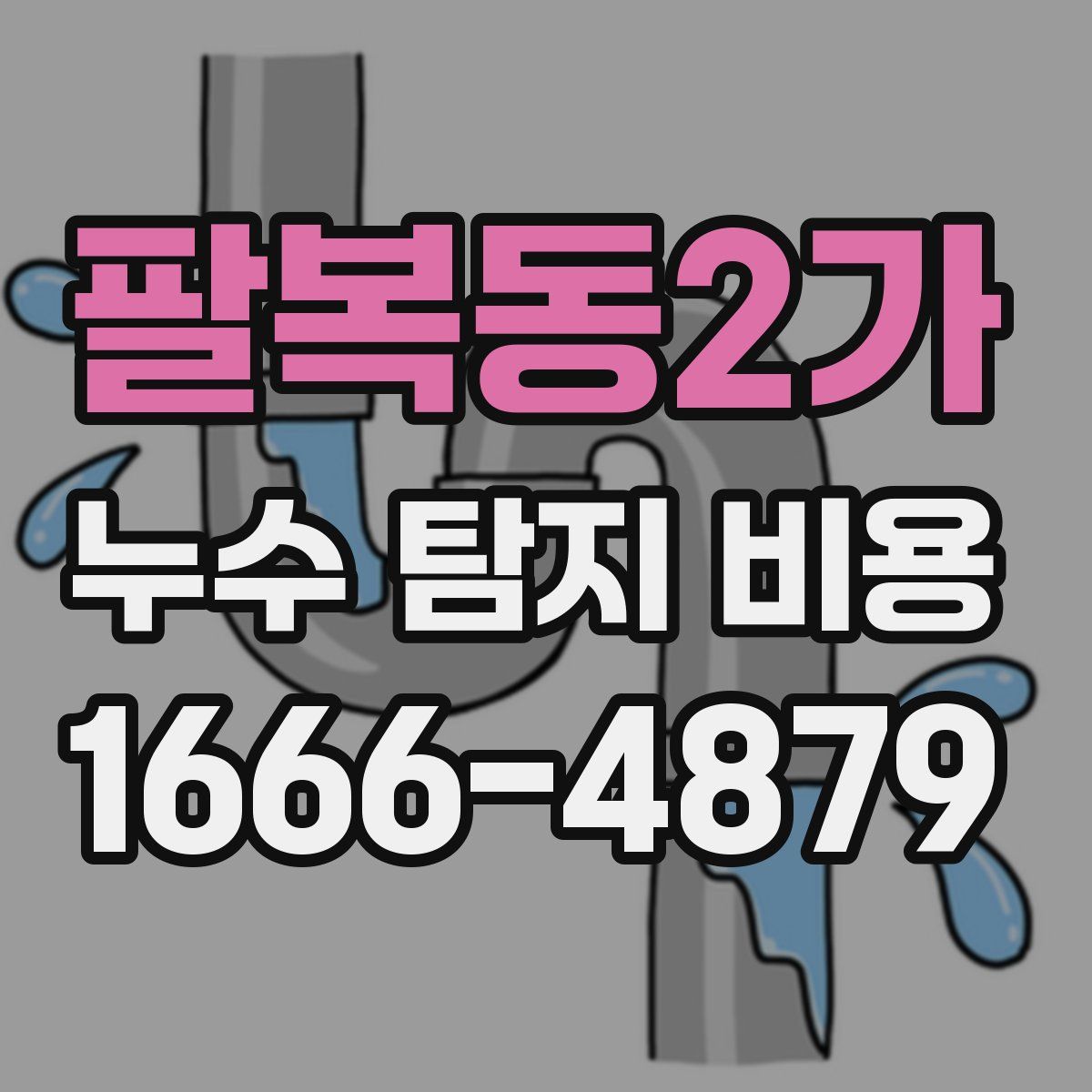 팔복동2가 누수 탐지 비용