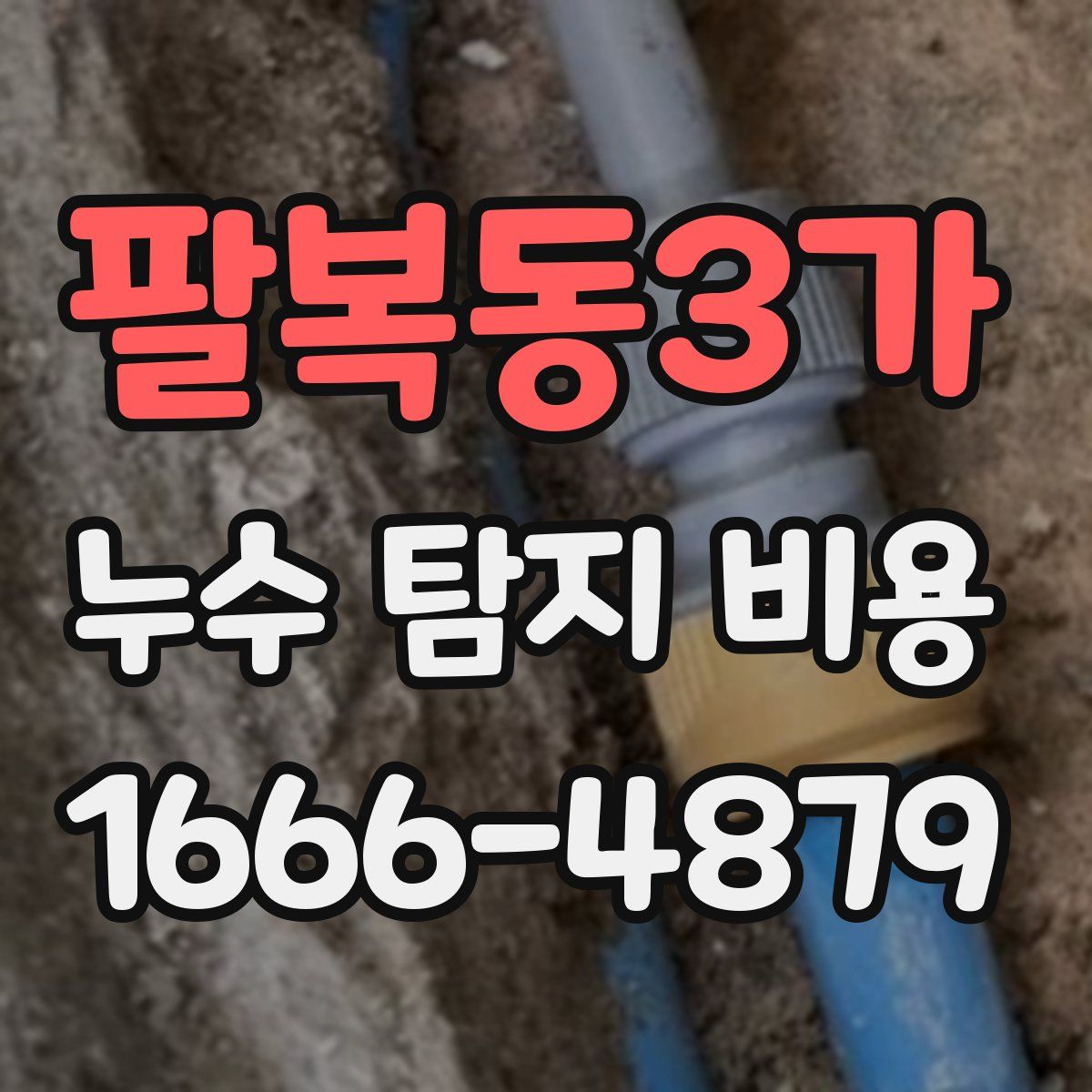 팔복동3가 누수 탐지 비용