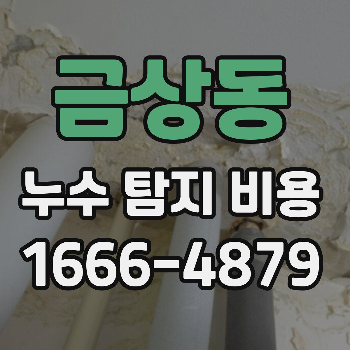 금상동 누수 탐지 비용