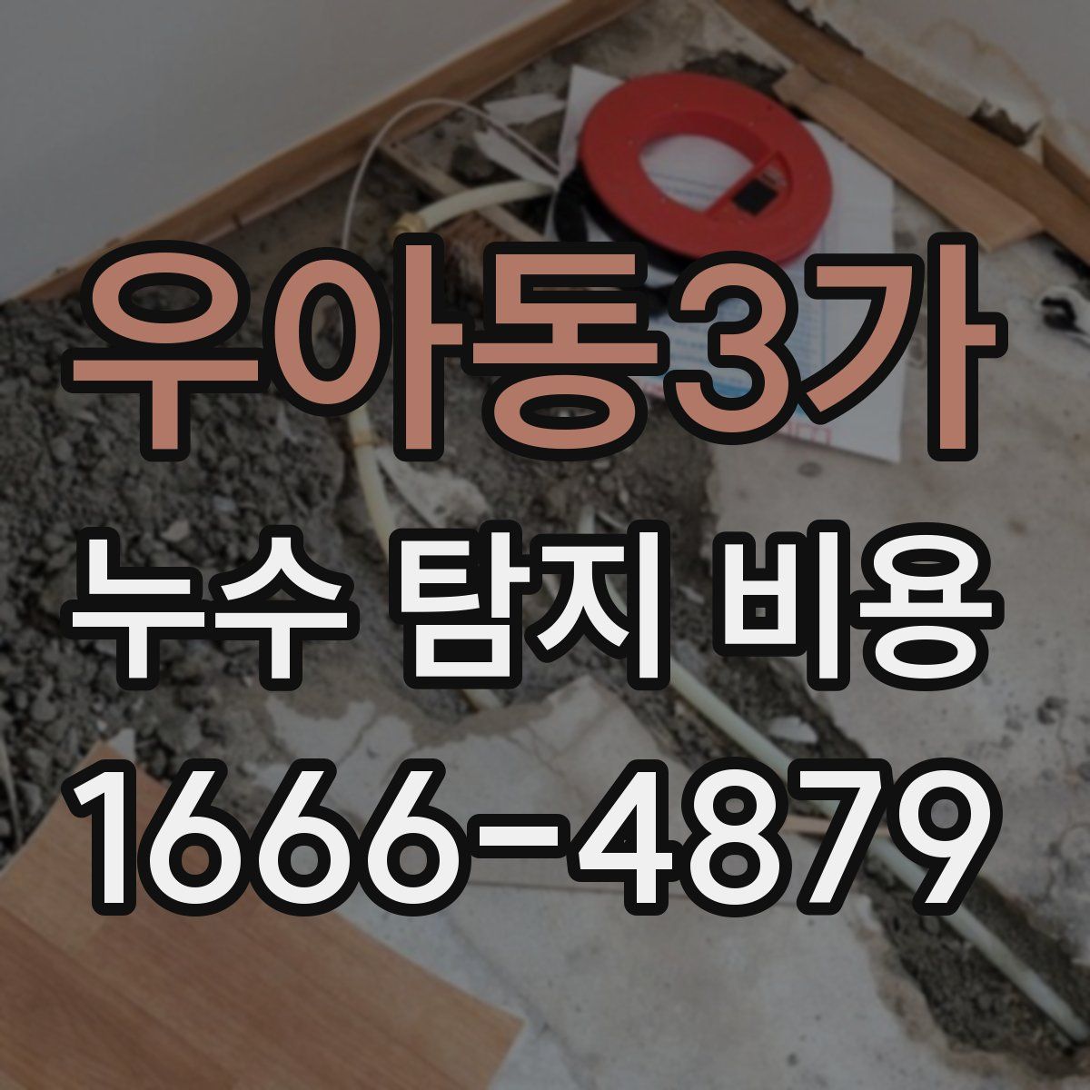 우아동3가 누수 탐지 비용