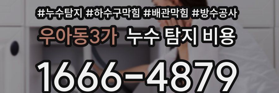 우아동3가 누수 탐지 비용